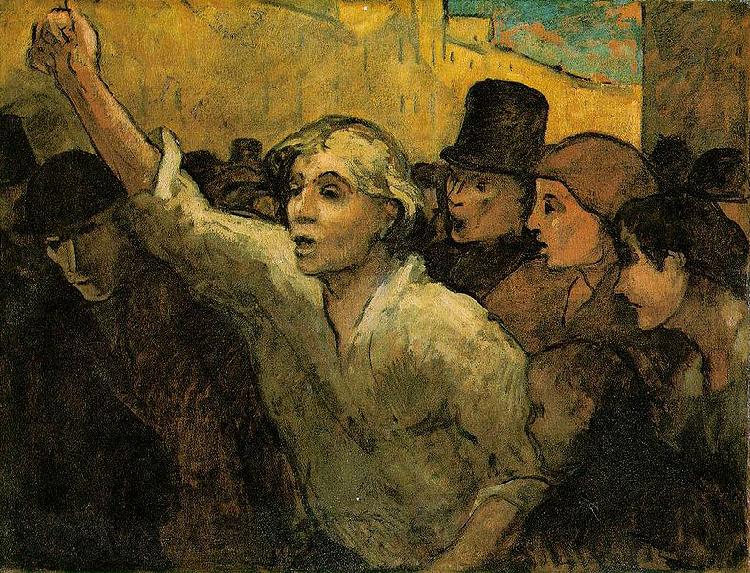 Honore Daumier Two Uprising